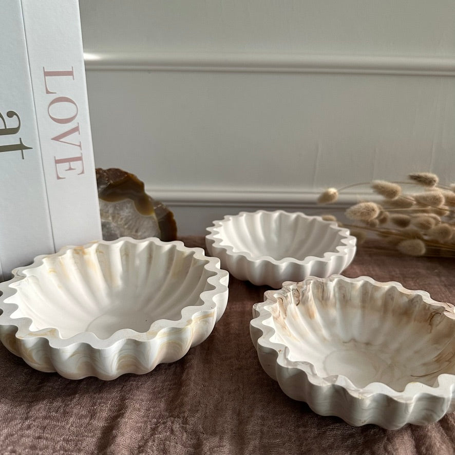Shell Bowl – Handgemachte Muschelschale · Design-Schale in Small & Large