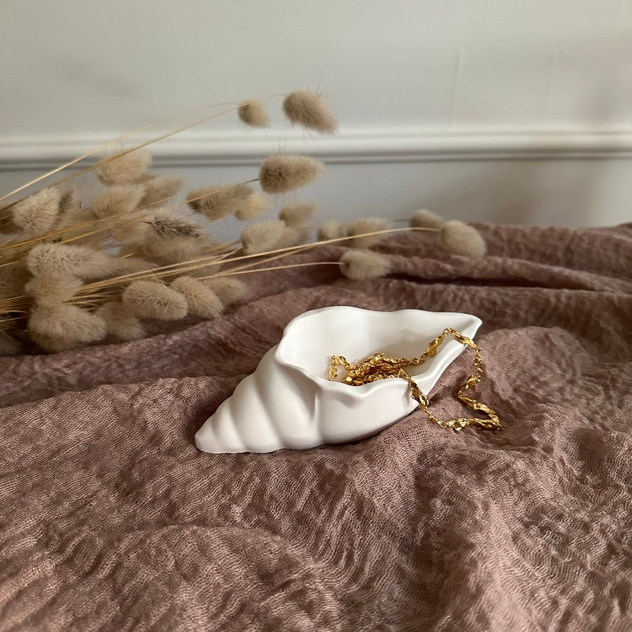 Ocean Shell Trio – Muschel-Schalen · Handgemachte Deko-Objekte einzeln & im 3er-Set