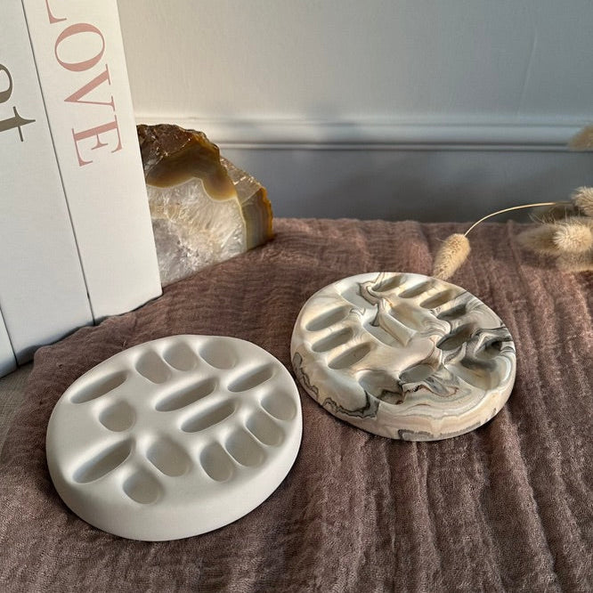 Heimathafen – Ringschale · Handgemachte Schmuckablage mit Vertiefungen