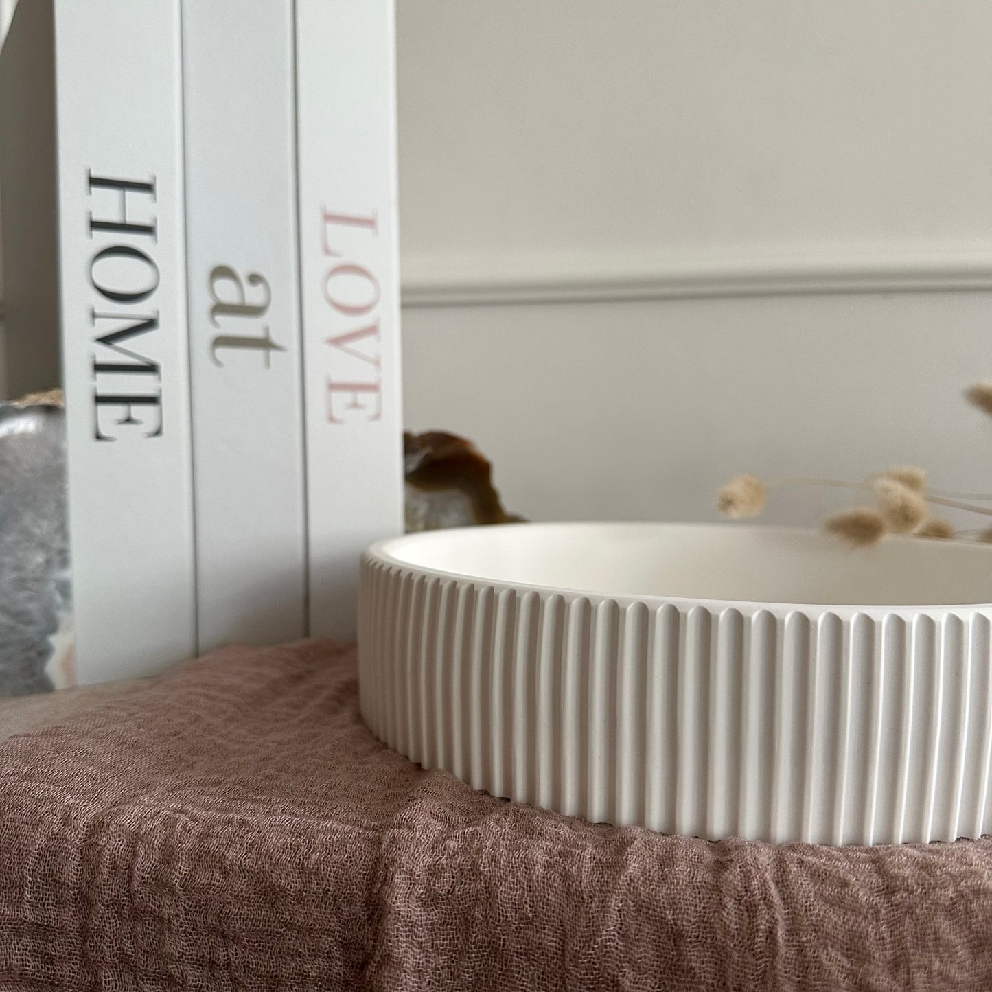 Linea – Geriffeltes Tablett (Low & High) · Handgemacht