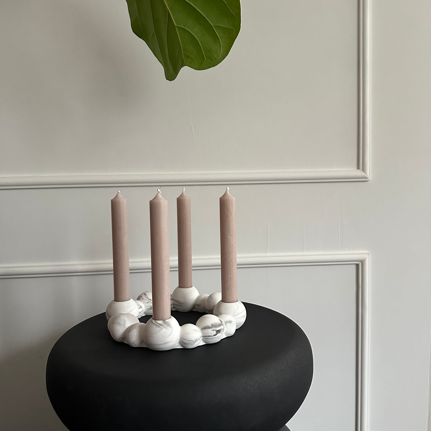 Bubble Adventskranz – moderner Keramik-Adventskranz im Skandi Design | handgegossen & versiegelt | moin Home vibes