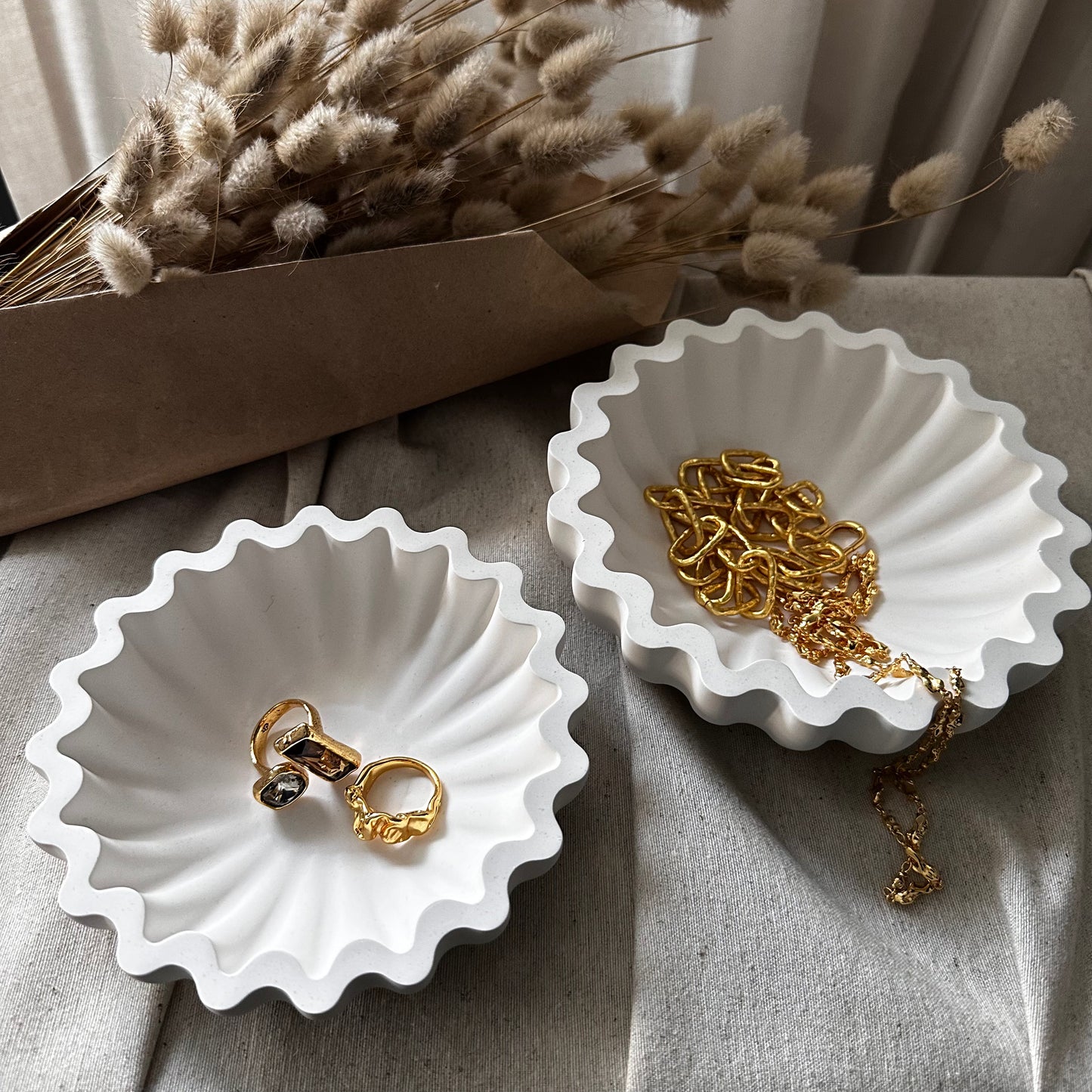 Shell Bowl – Handgemachte Muschelschale · Design-Schale in Small & Large