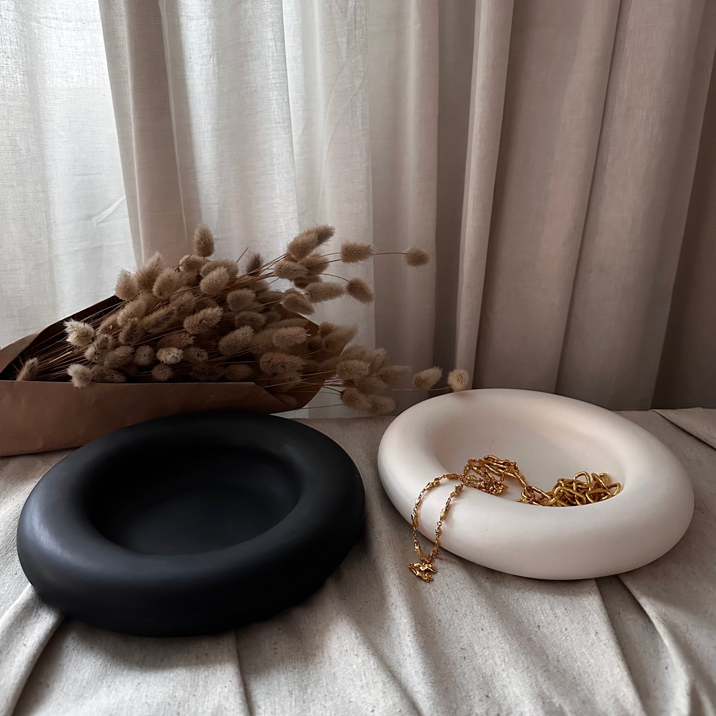 Chunky Bowl – Design-Schale · Handgemachtes Interior-Highlight (Ø 20 cm)